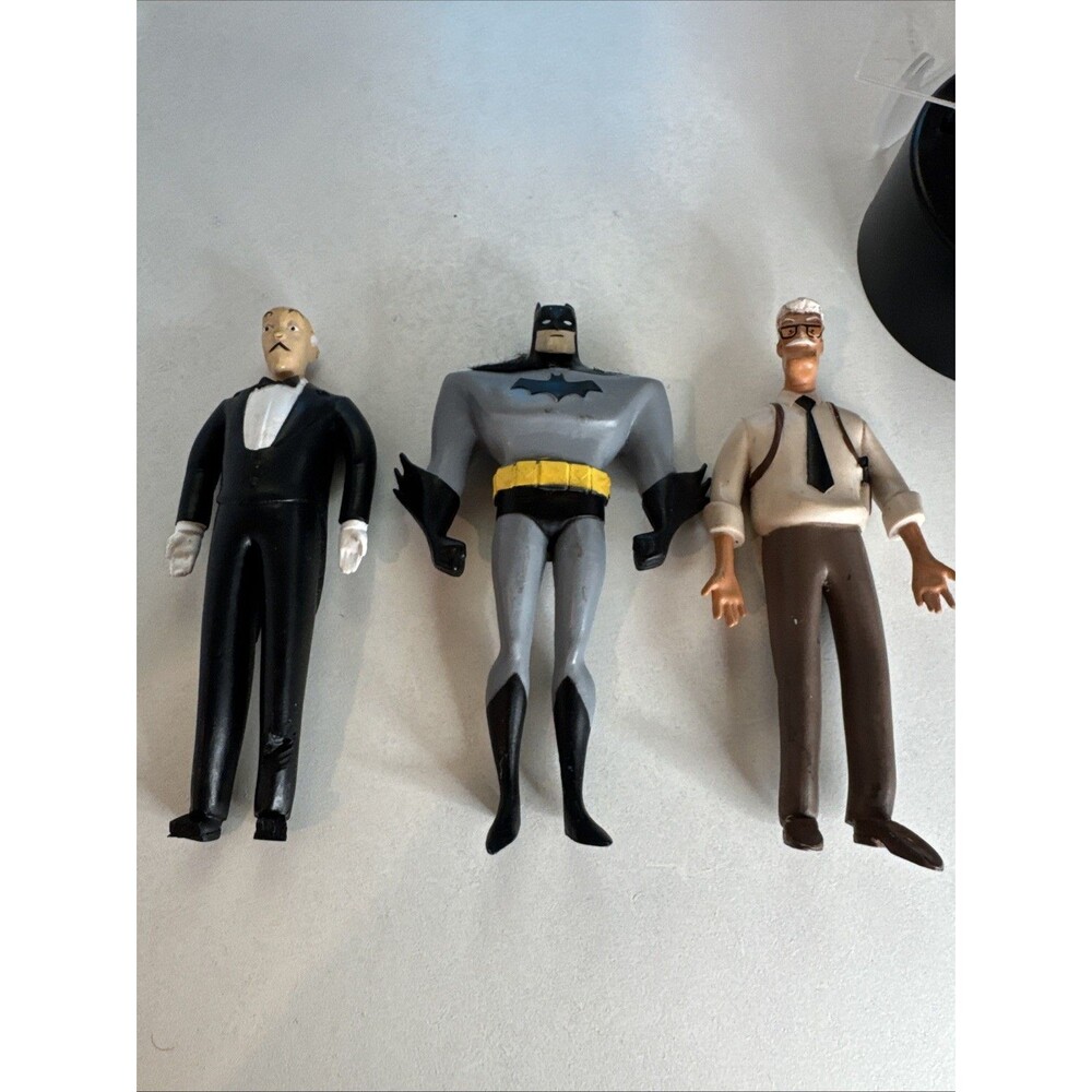DC Comics Batman Adventures Bendable Figures Commissioner Gordon/Alfred/Batman